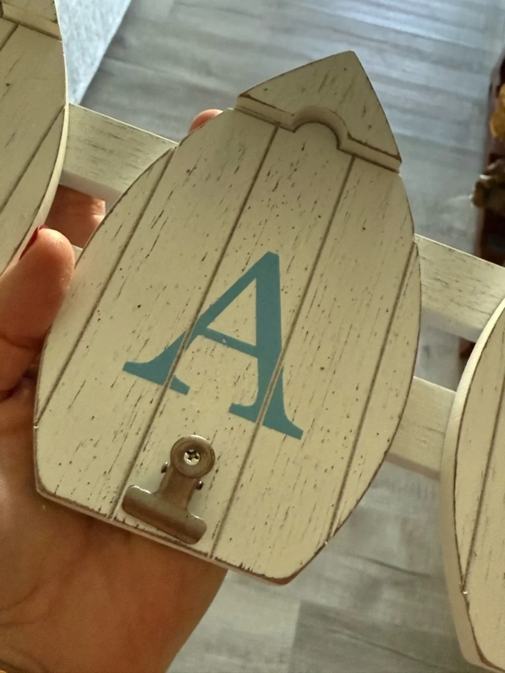 Beach Wall decor - White and Blue Nautical Decor